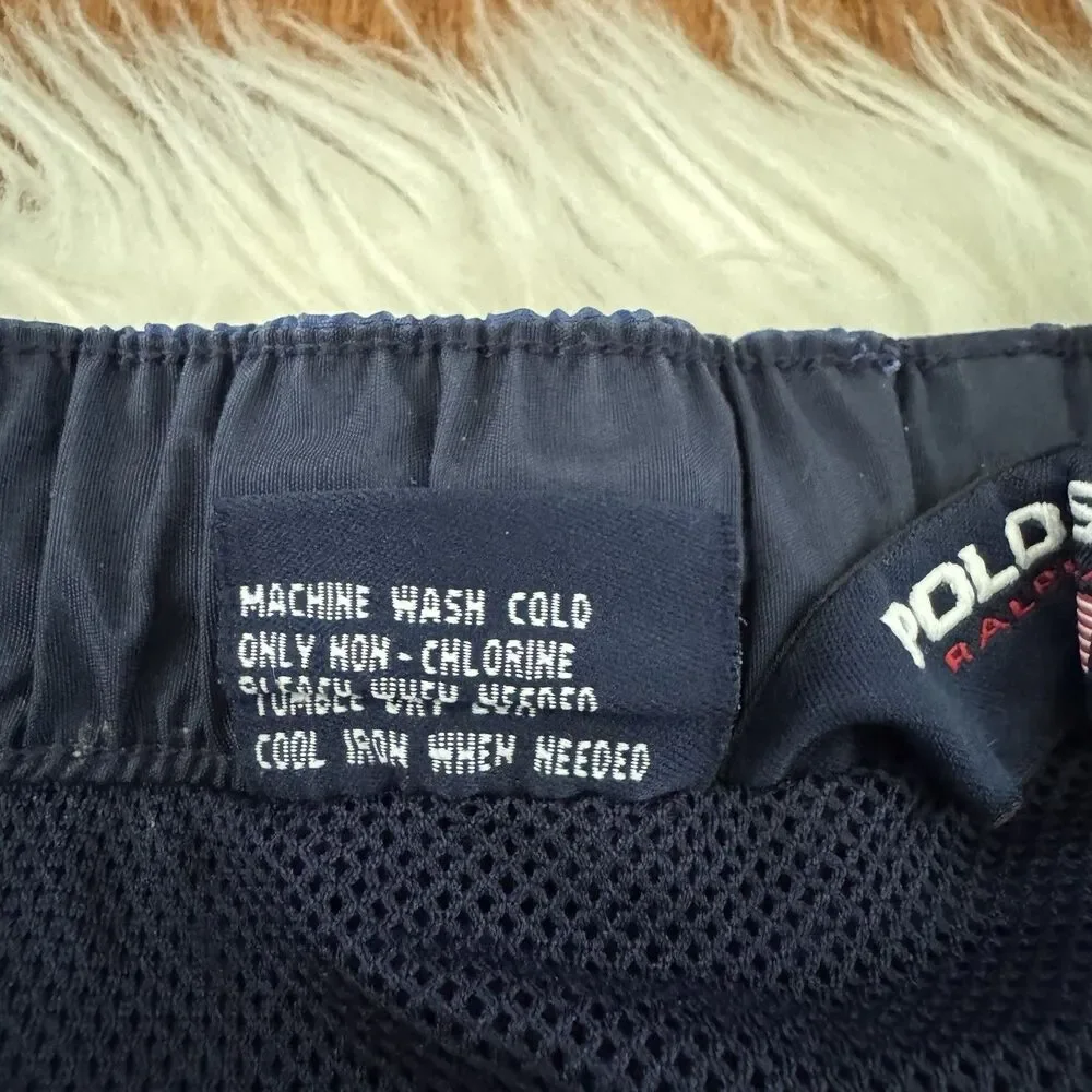Vintage Polo Sport Ralph Lauren Swim Trunks Men’s XL Embroidered Mesh Lined 90s